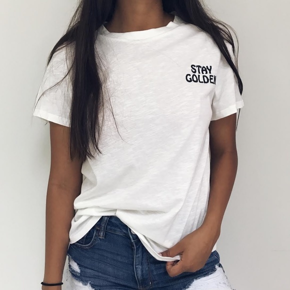 felicias Tops - 🆕 Off White Stay Golden Graphic Tee